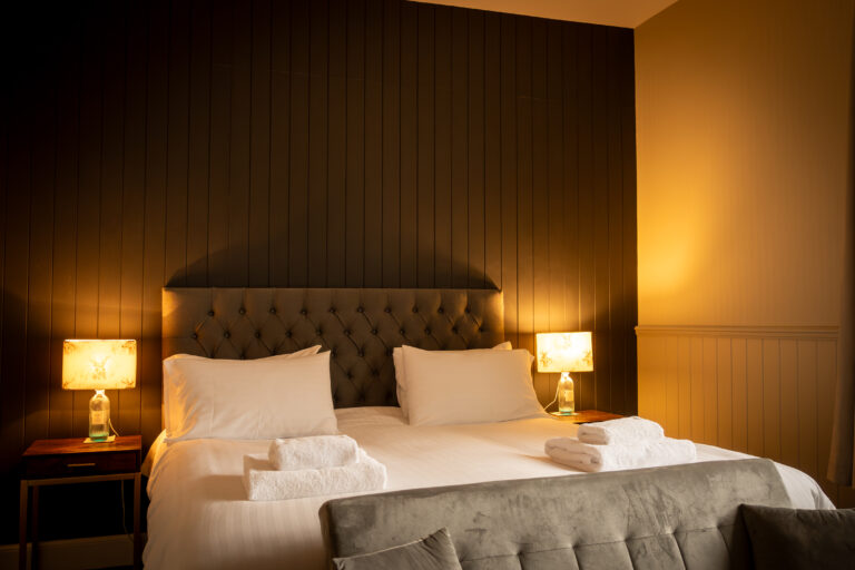 Deluxe King Room at the Balavil Hotel