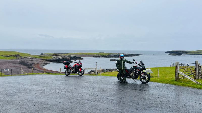 A wet one on the coast