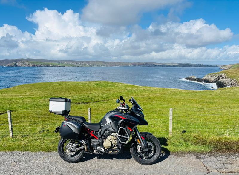 Parked up on the headland